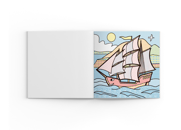 Водная раскраска. Корабли, 8 страниц (F00024192) - Pampik - 2