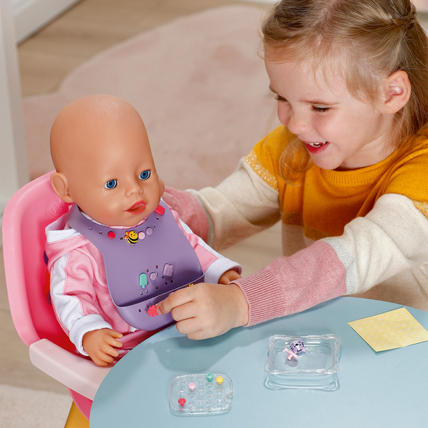 Нагрудник для куклы Baby Born серии Pinplay Стильное кормление (837221) - Pampik - 6