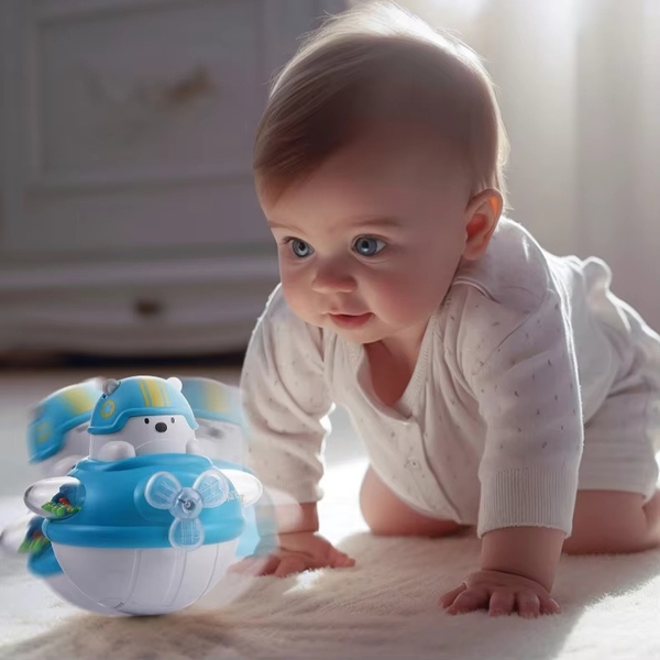 Брязкальце-неваляшка Urmywo Авіатор (101Y) - Pampik - 4