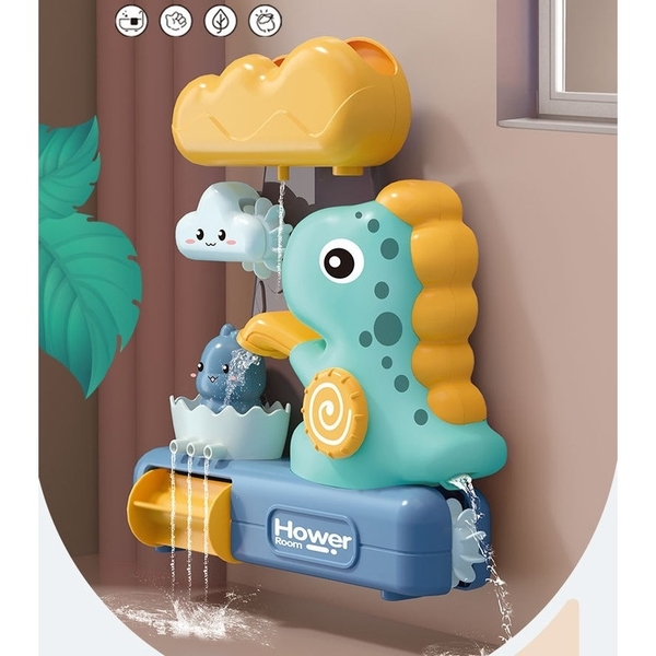 Дитяча іграшка для купання Urmywo Динозаврик у ванній (2018Y) - Pampik - 2