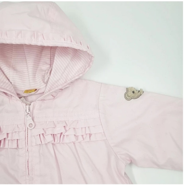 Куртка демісезонна Steiff, котон, 3 міс, рожевий (6312209/7450) - Pampik - 4