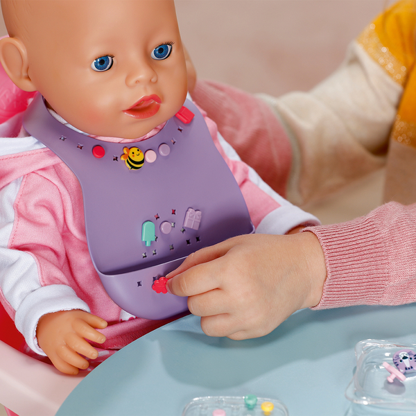 Нагрудник для куклы Baby Born серии Pinplay Стильное кормление (837221) - Pampik - 10