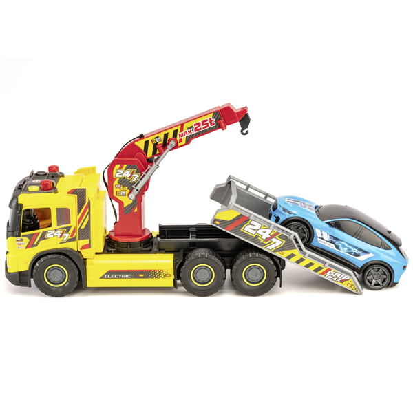 Автомобіль Dickie Toys Вольво Евакуатор з машинкою, звук, світло, 55 см (3749039) - Pampik - 4