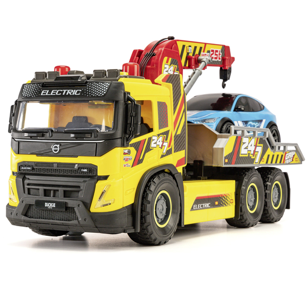 Автомобіль Dickie Toys Вольво Евакуатор з машинкою, звук, світло, 55 см (3749039) - Pampik - 2