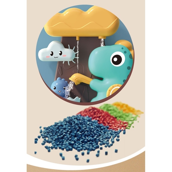 Дитяча іграшка для купання Urmywo Динозаврик у ванній (2018Y) - Pampik - 3