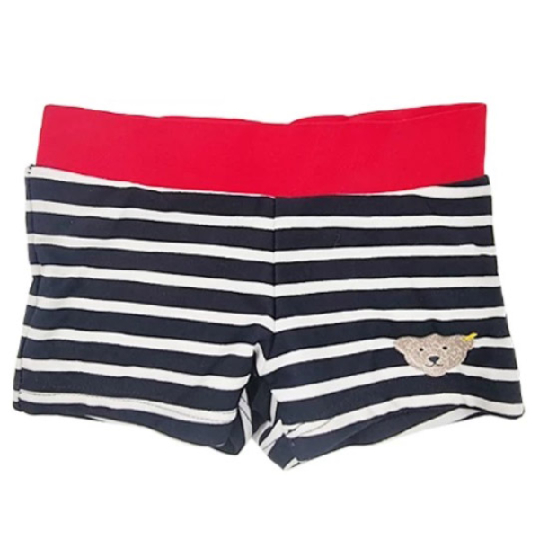 Плавки для мальчика Steiff, 3-6 мес, черный-белый (6437751/10262) - Pampik