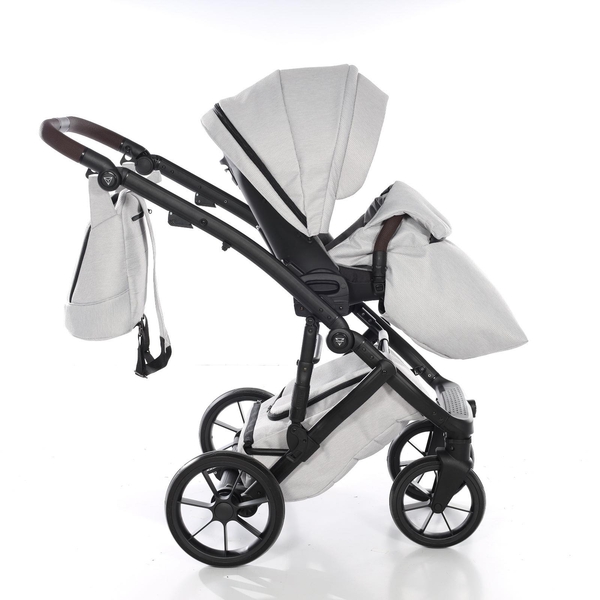 Універсальна коляска 2 в 1 Junama Space Waffle 01, сірий (J-SpW-01) - Pampik - 10
