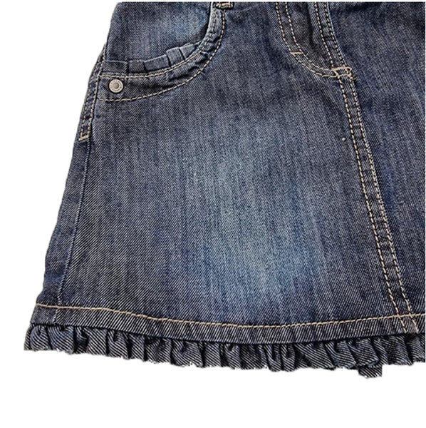 Спідниця котонова Steiff, джинс, 3 роки, синій (6633125/16431) - Pampik - 5