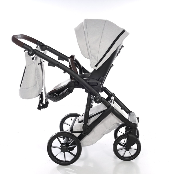 Універсальна коляска 2 в 1 Junama Space Waffle 01, сірий (J-SpW-01) - Pampik - 7