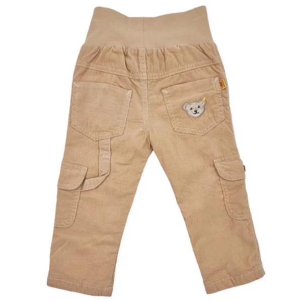 Брюки вельветовые Steiff, котон, 12-18 мес., песочный (6322604/8907) - Pampik - 2