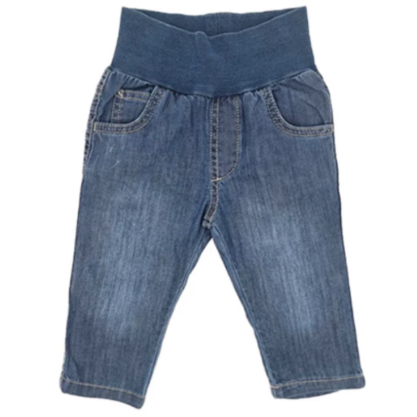 Джинси Steiff, котон/джинс, 6-9 міс., синій (6512724/13228) - Pampik