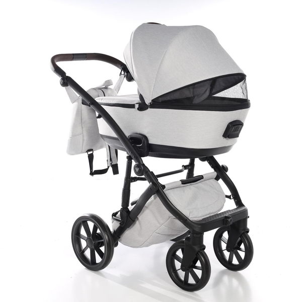 Універсальна коляска 2 в 1 Junama Space Waffle 01, сірий (J-SpW-01) - Pampik - 6