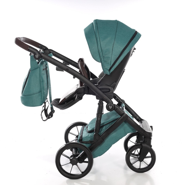 Універсальна коляска 2 в 1 Junama Space Waffle 03, зелений (J-SpW-03) - Pampik - 8