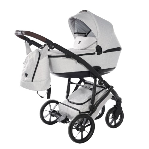 Універсальна коляска 2 в 1 Junama Space Waffle 01, сірий (J-SpW-01) - Pampik