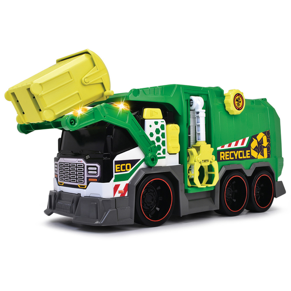 Функціональний автомобіль Dickie Toys Сміттєвоз з контейнером, звук, світло, 41 см (3307001) - Pampik - 2