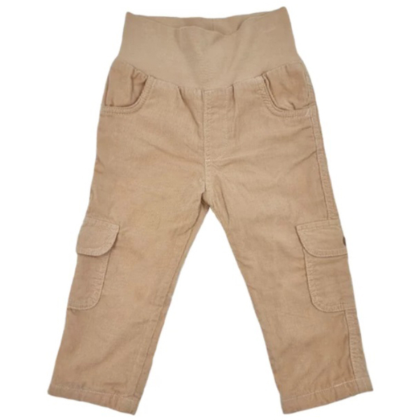 Брюки вельветовые Steiff, котон, 12-18 мес., песочный (6322604/8907) - Pampik