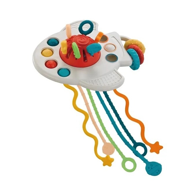 Дитяча розвиваюча тактильна іграшка Urmywo Космоліт (U1303) - Pampik