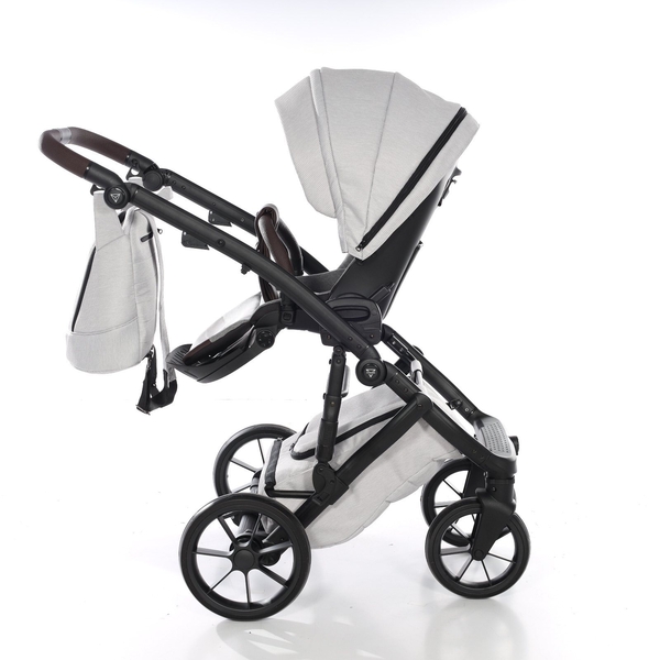 Універсальна коляска 2 в 1 Junama Space Waffle 01, сірий (J-SpW-01) - Pampik - 8