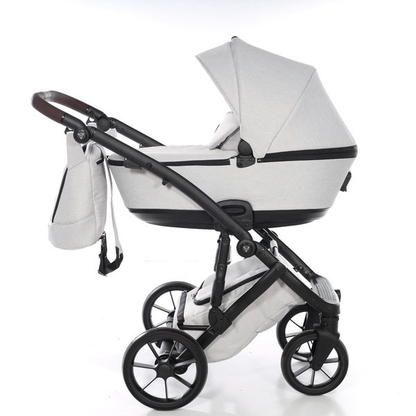 Універсальна коляска 2 в 1 Junama Space Waffle 01, сірий (J-SpW-01) - Pampik - 4