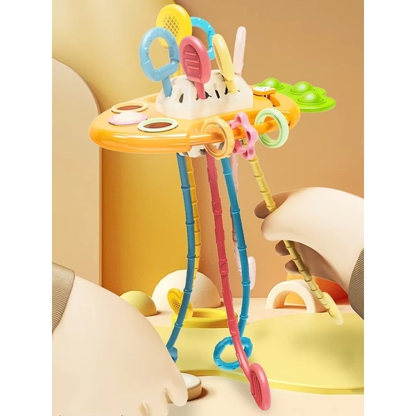 Дитяча розвиваюча тактильна іграшка Urmywo Морквинка (FXB-2) - Pampik - 8