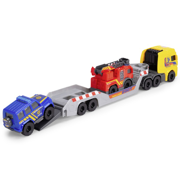 Ігровий набір Dickie Toys Вантажівка Мерседес з рятувальними машинами, 32 см (203715020) - Pampik - 3