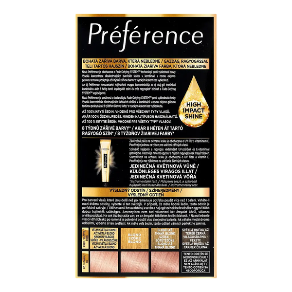 Стойкая краска для волос L'Oreal Paris Preference 8.23 Santorini Medium Rose Gold 174 мл - Pampik - 5