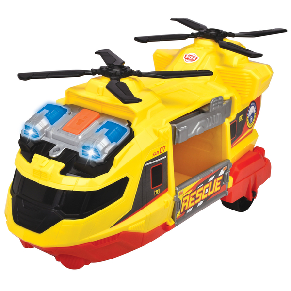 Функциональный вертолет Dickie Toys Служба спасения с носилками, звук, свет, 30 см (3306023) - Pampik - 2