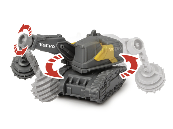 Игровой набор Dickie Toys Вольво Микроработники, 5 машин (3722008) - Pampik - 11