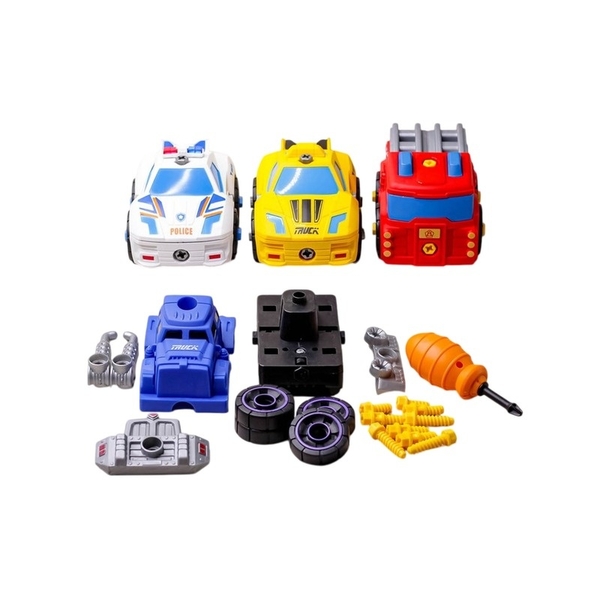 Набор машинок спецтранспорта Urmywo, 4 шт. (RL589-15E) - Pampik - 2