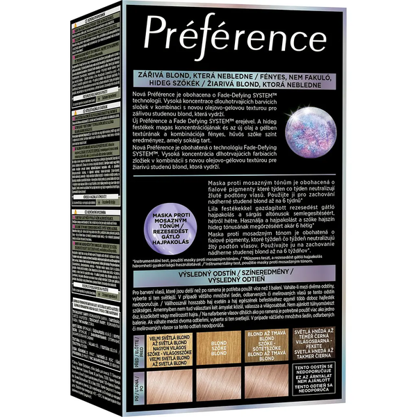 Стійка фарба для волосся L'Oreal Paris Preference 8.12 Alaska Light Ash Beige Blonde 174 мл - Pampik - 2