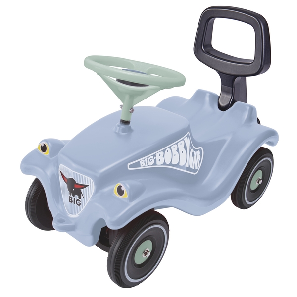 Машинка 2 в 1 Big для катання малюка, зі спинкою, блакитний (56145) - Pampik