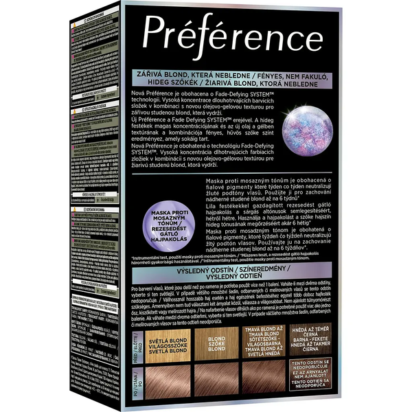 Стійка фарба для волосся L'Oreal Paris Preference 7.1 Iceland Ash Blonde 174 мл - Pampik - 3