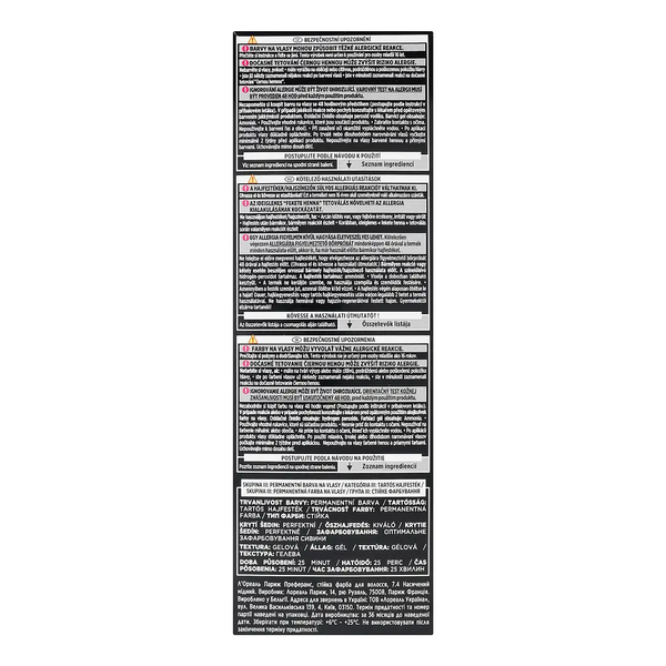 Стійка фарба для волосся L'Oreal Paris Preference 7.4 Kupferblond 174 мл - Pampik - 6