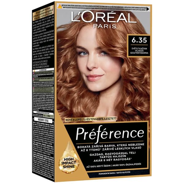 Стійка фарба для волосся L'Oreal Paris Preference 6.35 Havana Light Amber 174 мл - Pampik - 2