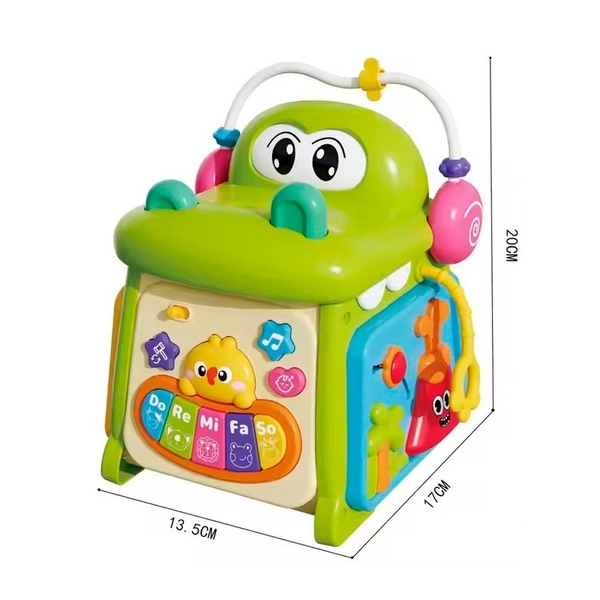Дитячий розвиваючий музичний бізікуб Urmywo Крокодил (MSS-007) - Pampik - 8