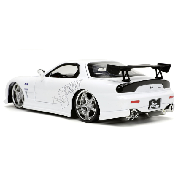 Машина металева Jada Форсаж Мазда RX-7 (1993),1:24, білий (253203065) - Pampik - 4
