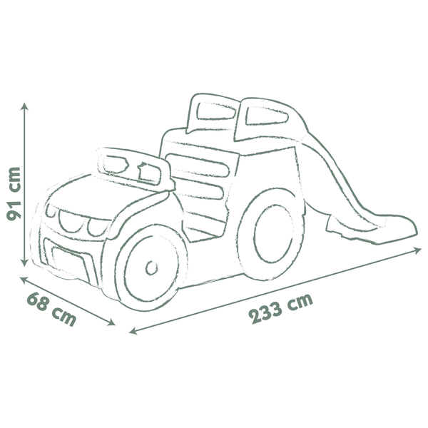 Игровой центр Smoby Life Автомобиль путешественника с горкой и песочницей (7600840207) - Pampik - 5