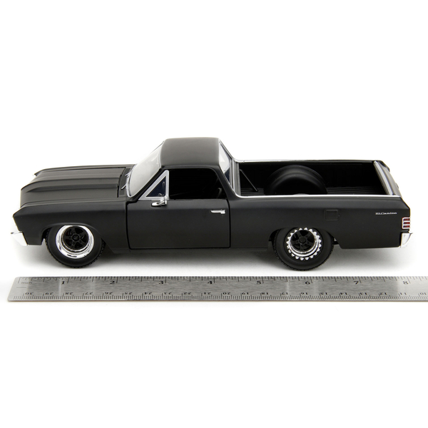 Машина металева Jada Форсаж Шевроле Ель Каміно (1967), 1:24, чорний (253203086) - Pampik - 12