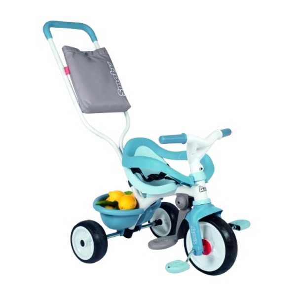 Трехколесный велосипед 3 в 1 Smoby Toys Би Муви Комфорт, голубой (740414) - Pampik