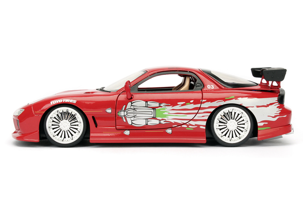 Машина металева Jаdа Форсаж Мазда RX-7 (1993), 1:24, червоний (253203033) - Pampik - 3