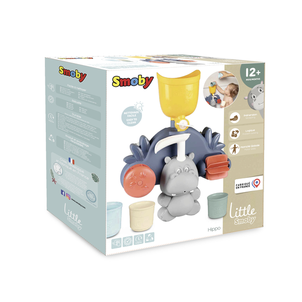 Іграшка для ванни Smoby Little Водяний млинок Бегемот (140405) - Pampik - 5