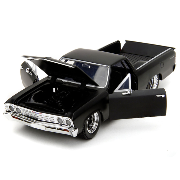 Машина металева Jada Форсаж Шевроле Ель Каміно (1967), 1:24, чорний (253203086) - Pampik - 10