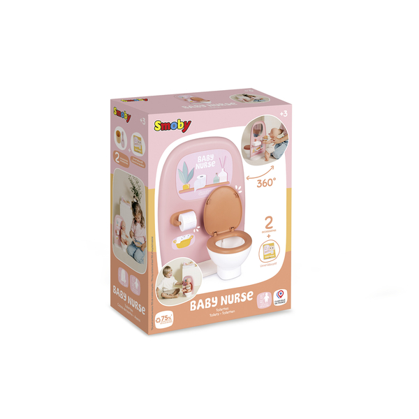 Ігровий набір Smoby Бебі Ньорс. Терракотова пудра. Ванна кімната (7600220500) - Pampik - 4