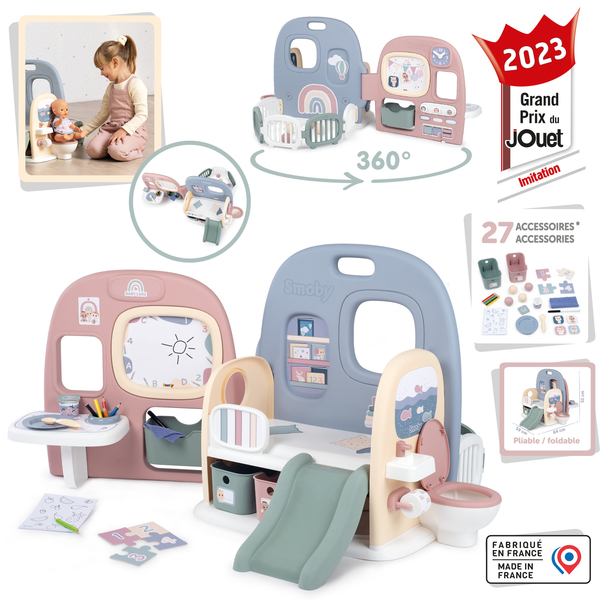 Ігровий набір Smoby Baby Care Дитячий центр 5 в 1 (240307) - Pampik - 7