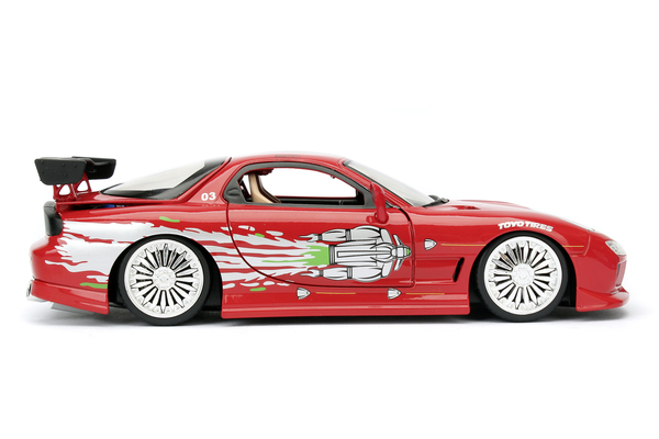 Машина металева Jаdа Форсаж Мазда RX-7 (1993), 1:24, червоний (253203033) - Pampik - 4