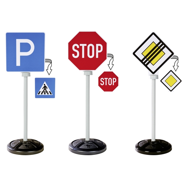 Набор дорожных знаков Big, 3 шт. (55481) - Pampik