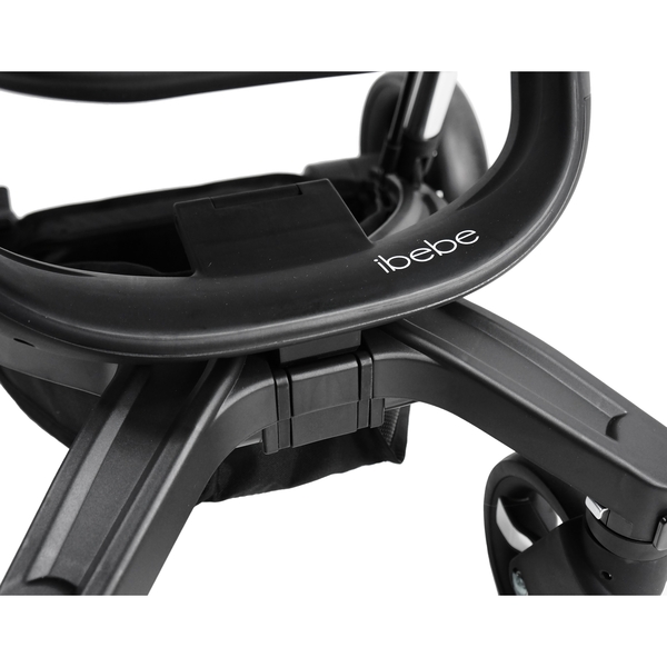 Універсальна коляска 2 в 1 Ibebe i-stop 21 Gloss, чорний (ib-is-21-gls) - Pampik - 9
