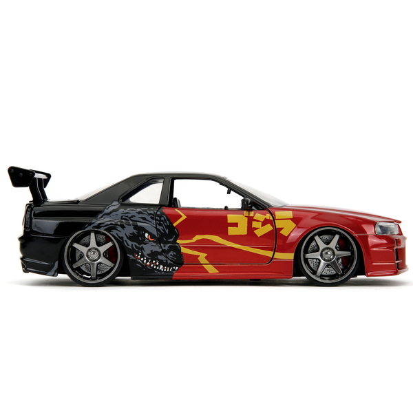 Машина металлическая Jada Годзила Hиccaн GTR, 1:24 (253253024) - Pampik - 8