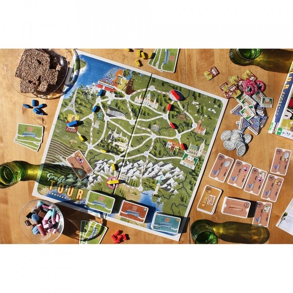 Настільна гра Tactic Чудова подорож The Great Tour: European Cities (55402) - Pampik - 4