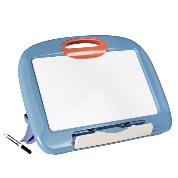 Мобільна дошка для малювання Smoby, 27х43х31 см, синій (410713) - Pampik